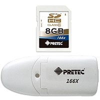 pretec 166x SD SDHC